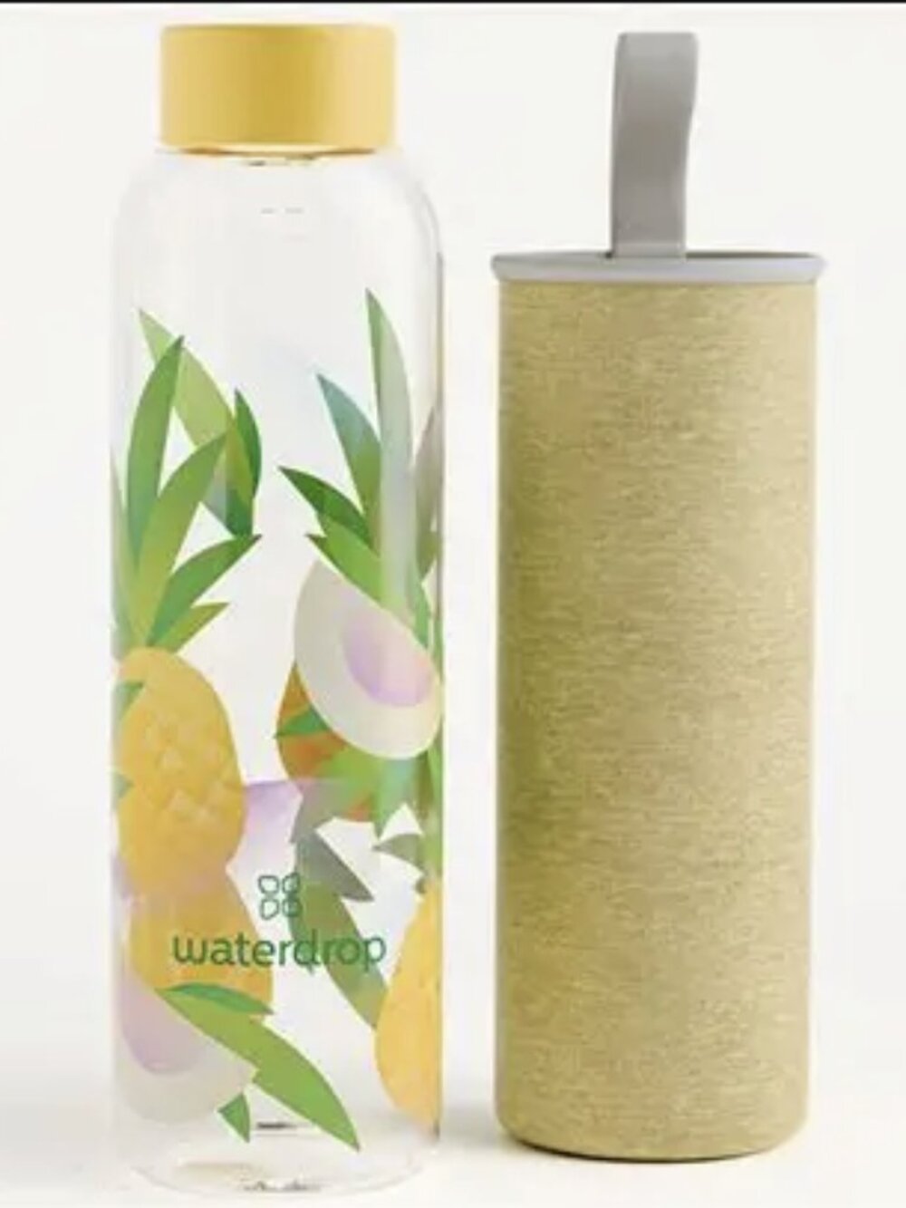 Waterdrop Koko Piña Glass Bottle – Limited Edition 2023 – With Sleeve & Box
